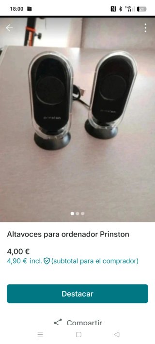 Altavoces Prinston para ordenador