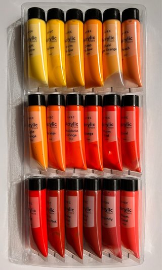 Set Pinturas Acrílicas AVEC 48 Tubos