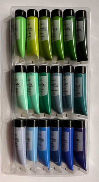 Set Pinturas Acrílicas AVEC 48 Tubos