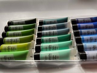 Set Pinturas Acrílicas AVEC 48 Tubos
