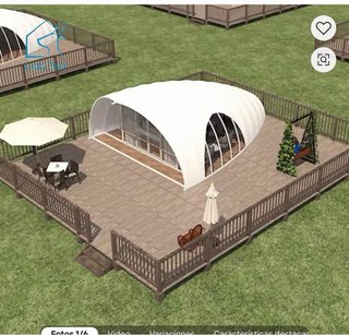 Shell Tent Premium 6x9 m – Nueva – 13.000