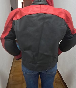 Chaqueta de cuero para moto