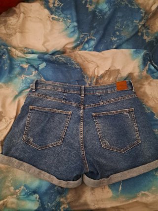 Pantalón corto vaquero azul