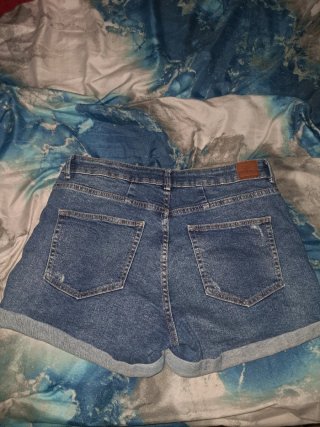 Pantalón corto vaquero azul
