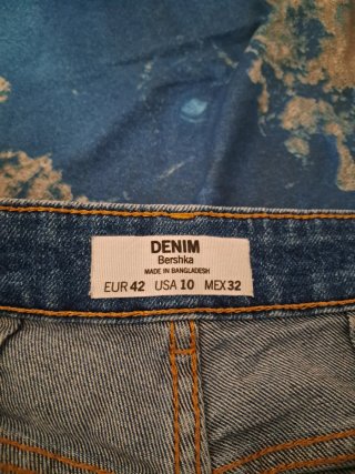 Pantalón corto vaquero azul