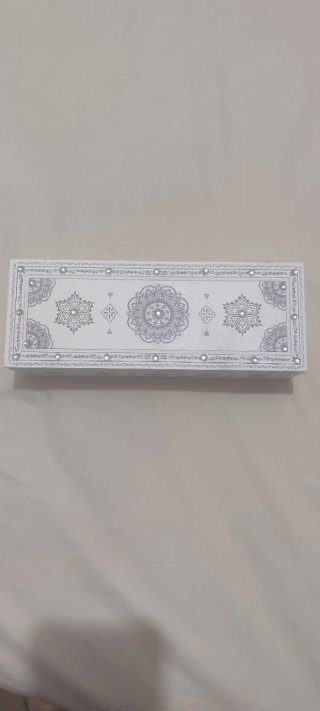 Cajita joyero blanca .