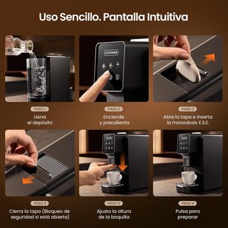 Cafetera para monodosis E.S.E. 44 mm