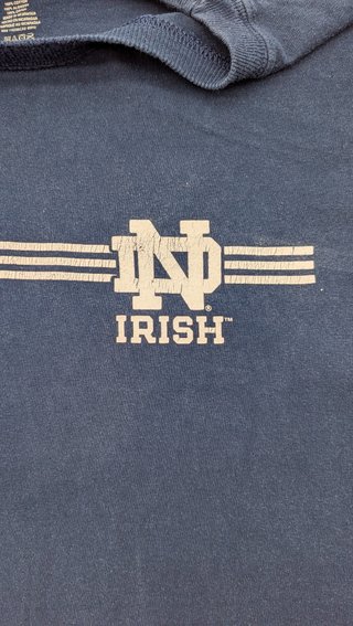 Maglia NCAA Notre Dame Fighting Irish Adidas Blu
