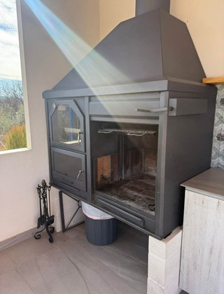 Barbacoa Horno Metal y Madera cocinas DÑD-3