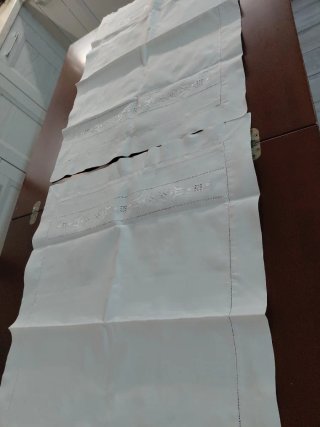 Coppia federe lino fatte a mano cm86x62 l'uno