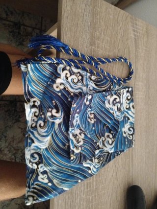Funda y bola de marchas azul