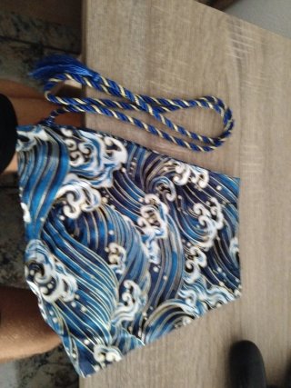 Funda y bola de marchas azul
