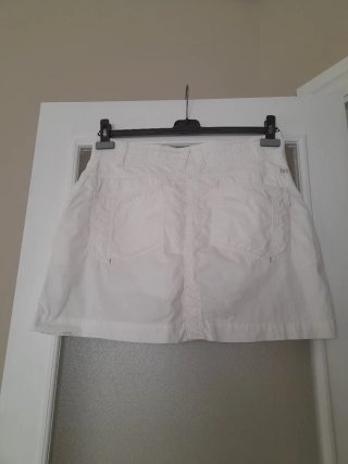 Falda pantalón blanca T.42