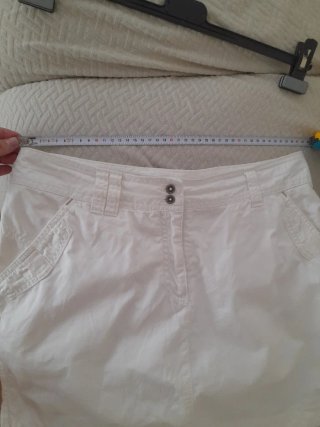 Falda pantalón blanca T.42