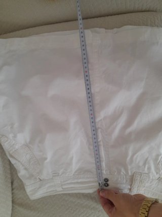 Falda pantalón blanca T.42