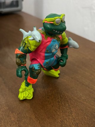 Figura Tortuga Ninja Surf 1990 Playmate Toys
