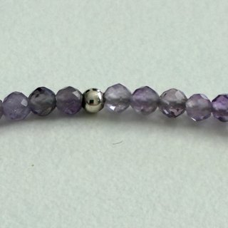 Pulsera Amatista y plata