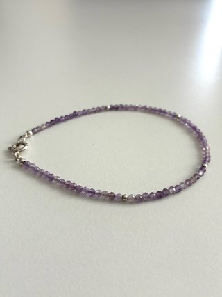 Pulsera Amatista y plata