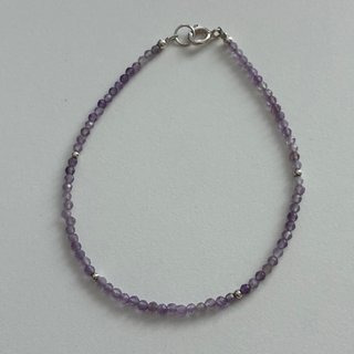 Pulsera Amatista y plata
