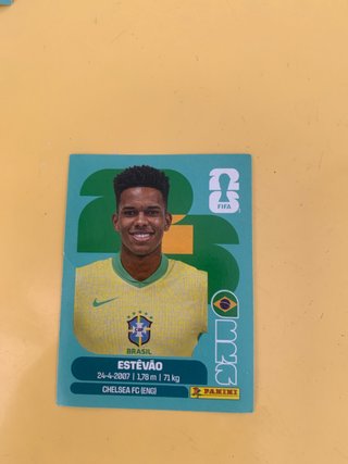Cromos Estevao Brasil FIFA Panini