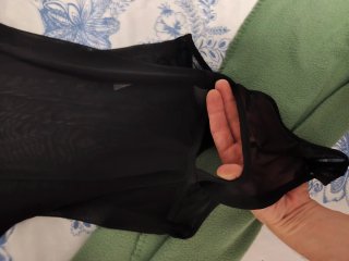 Body de rejilla negro