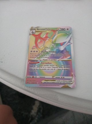 Arceus VSTAR Arcoíris Carta Pokémon