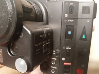 Cámara VHS-C Sharp Analógica Negra