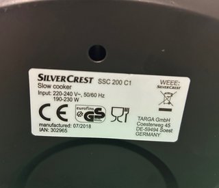 Olla Eléctrica SilverCrest