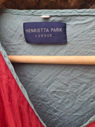 Vestido seda naranja Henrietta Park T.M