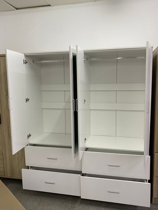 Nuevo armario blanco economico con espejo