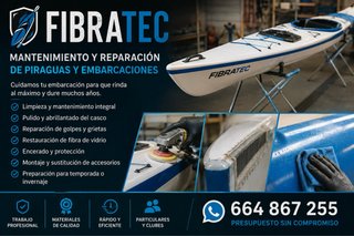 FIBRATEC | Mantenimiento de piraguas y embarcacion