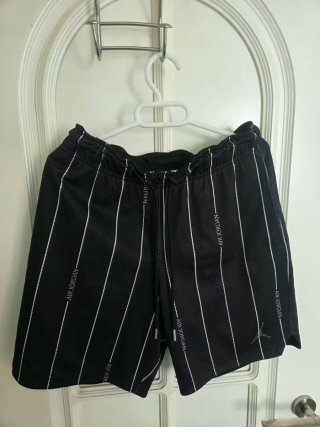 Conjunto Jordan Chándal Corto Negro/Blanco