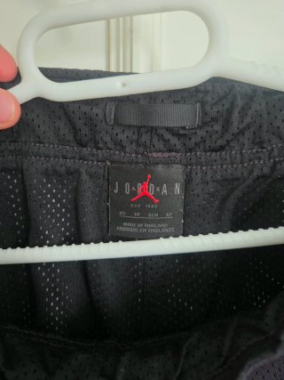 Conjunto Jordan Chándal Corto Negro/Blanco