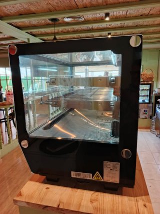 Vitrina Refrigerada sobremostrador 160L 885x570x68