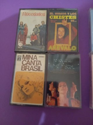 Lote 6 Cintas Cassette Música y Humor