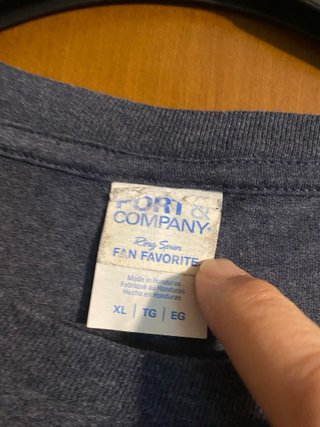Maglia uomo con stampa SCUSA taglia XL
