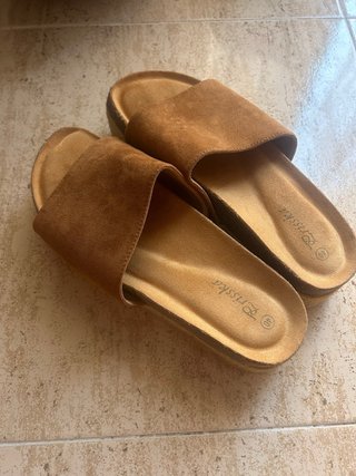 Zuecos Prisska Marrones Talla 40