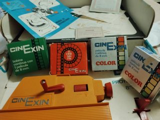 Proyector Cinexin 8mm Naranja 1972