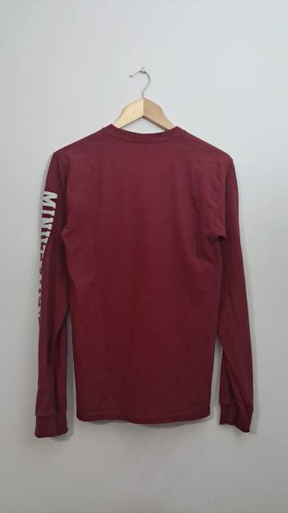 Camiseta Vintage Universitaria Champion Burdeos