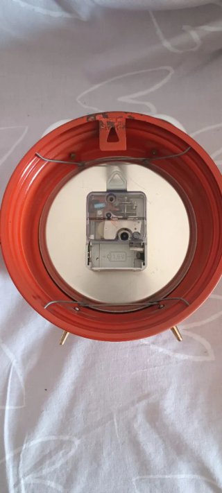 Orologio sveglia Oskar rosso vintage