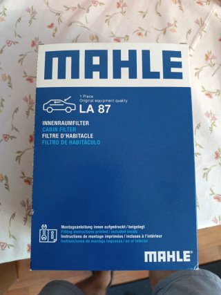 Filtro habitáculo Mahle LA87