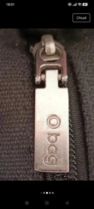 Borsa O bag bianca e nera