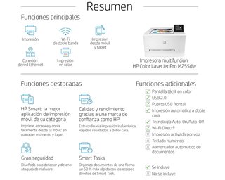 Stampante laser a colori HP LaserJet Pro M255dw