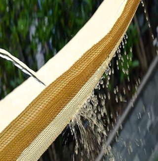 2 tende beige da 3x2 per esterni