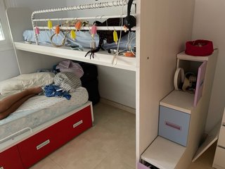 Habitación juvenil litera sin colchones