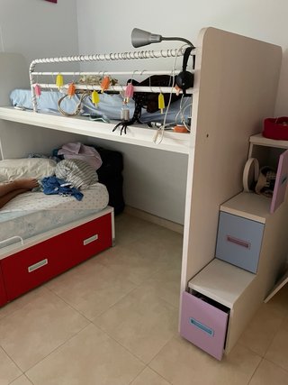 Habitación juvenil litera sin colchones