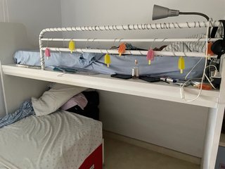Habitación juvenil litera sin colchones