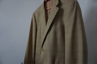 Americana Burberry cuadros beige Talla 54