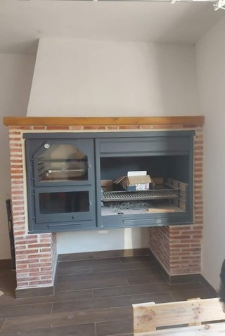 Barbacoa y Horno de Leña pan cocina sarten