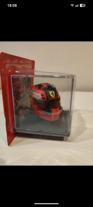 Casco Carlos Sainz 2022 Spark 2022 Ferrari